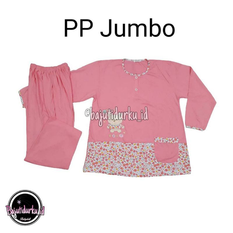 BAJU TIDUR BABYDOLL PP JUMBO LORITA