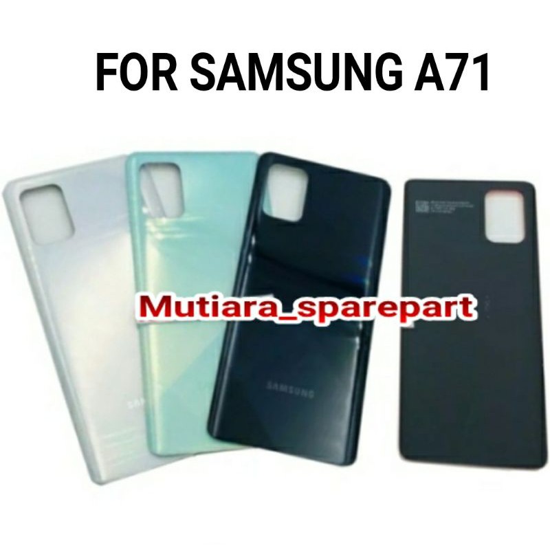 BACKDOOR BACK COVER SAMSUNG A71 A715 TUTUP BELAKANG