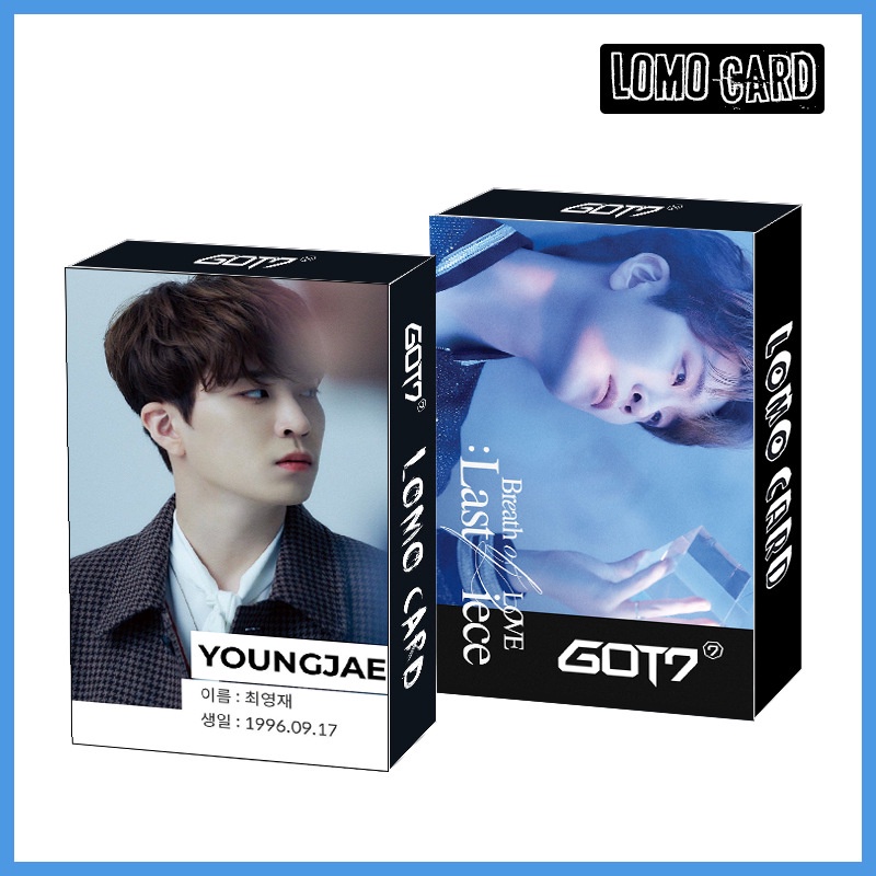 30pcs / set Kartu Lomo Foto Kpop GOT7 Untuk Koleksi