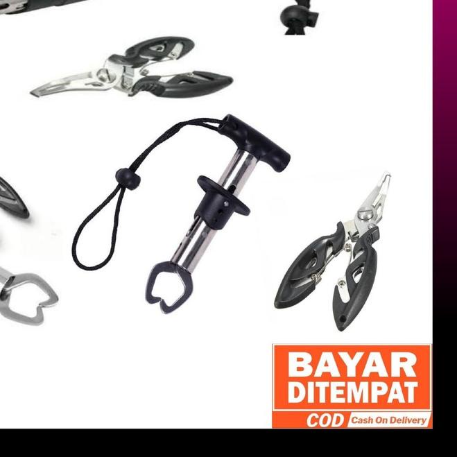 ➼ ✓[] ALAT JEPIT MULUT IKAN/PENCAPIT MULUT IKAN/JEPITAN IKAN/FISH LIP GRIP & TANG PLIERS/TANG SPLIT 