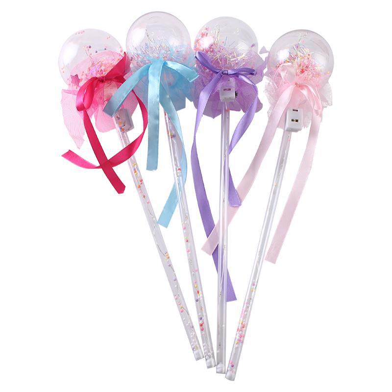 Mainan Stick Tongkat Sihir Peri Princess Anak LED Glowing Stick Transparan