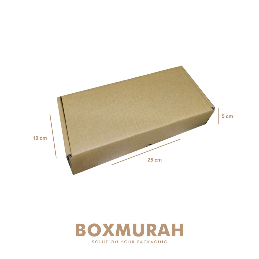 

Kardus / Box Brownis - Uk. 25 x 10 x 5 cm - Bervarian Warna