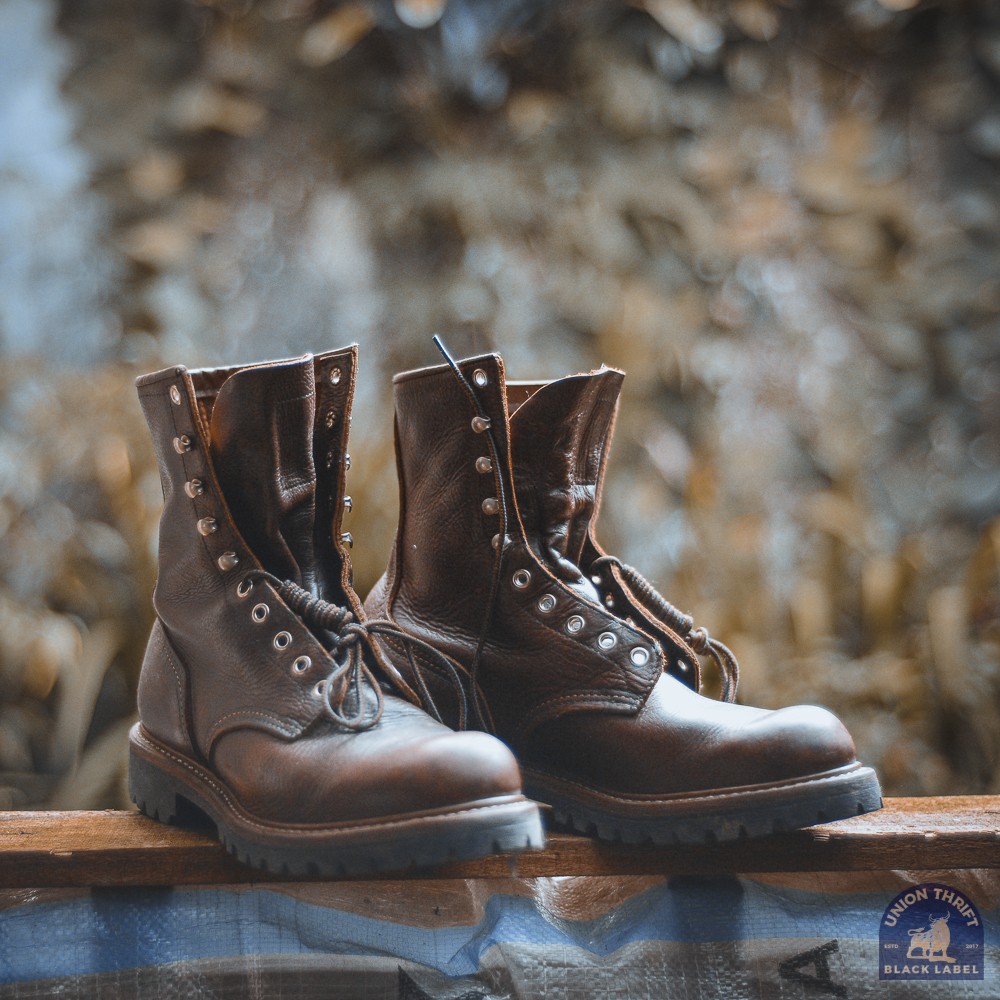 redwing logger boots black