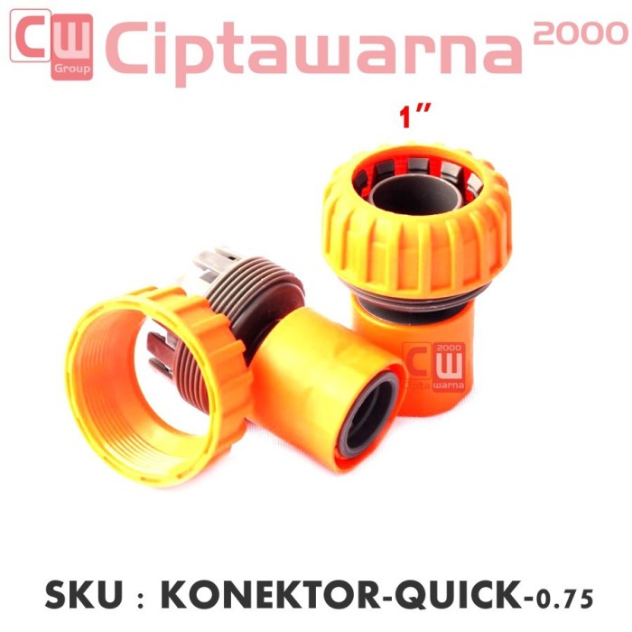 KONEKTOR QUICK RELEASE SELANG 1/2 - 3/4 - 1 INCH - 1-PER-2