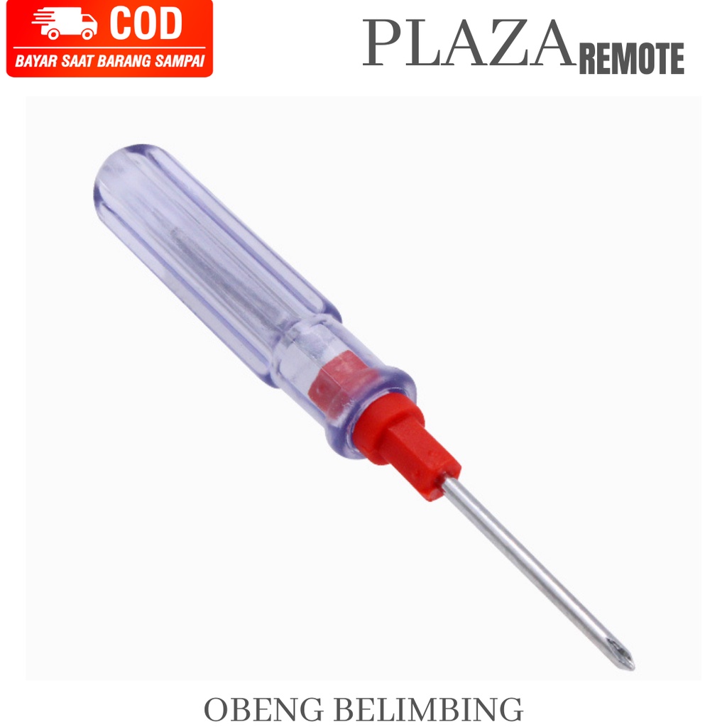 OBENG PLUS KECIL +  SCREWDRIVER Transparan DIAMETER 3MM BELIMBING