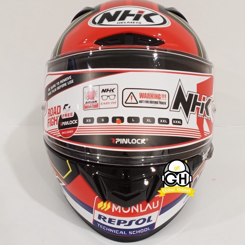 HELM NHK GP R TECH STREET MONLAU BLACK