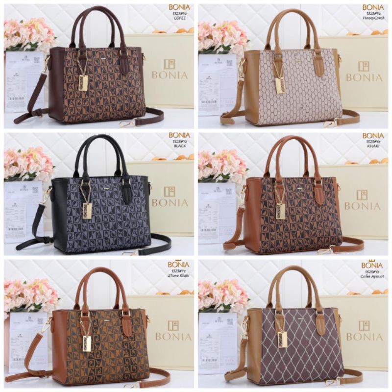 READY HANDBAG BONIA TOTE BONIA 1323 SEMI PREMIUM TAS IMPORT BATAM BEST SELLER