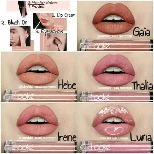 LIPCREAM NASA  Lipstik Cair Nasa  Lipmatte Nasa(Produk Ori)