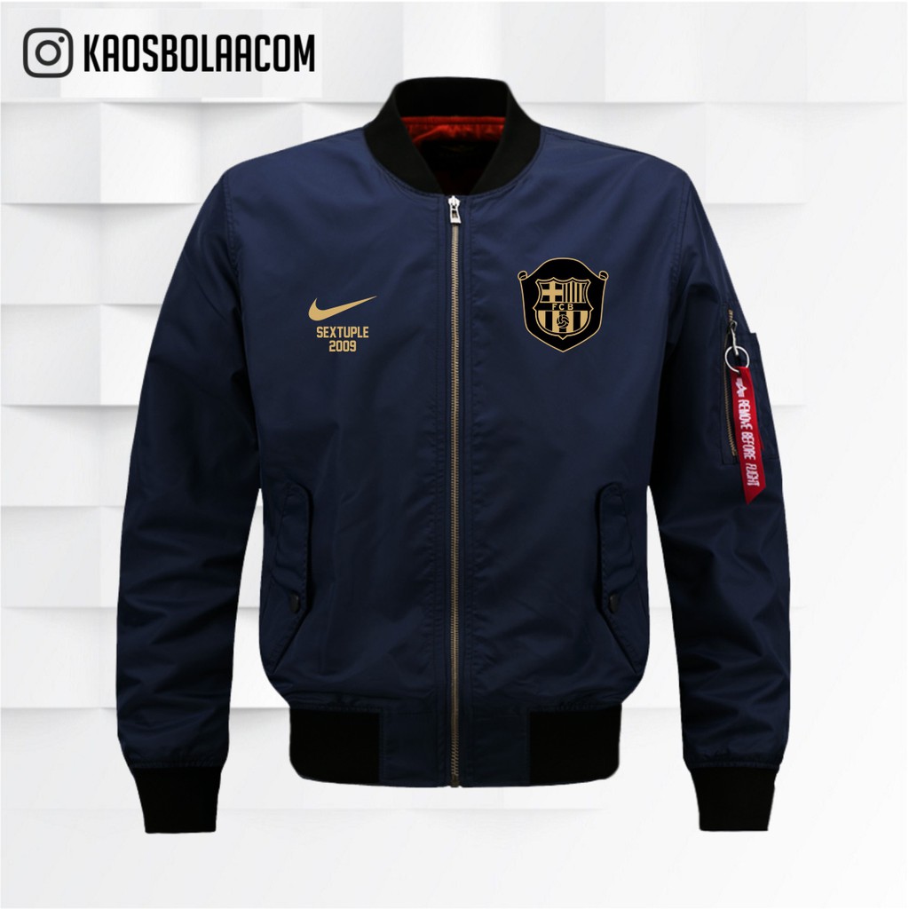 Jaket Bomber Barca Sextuple