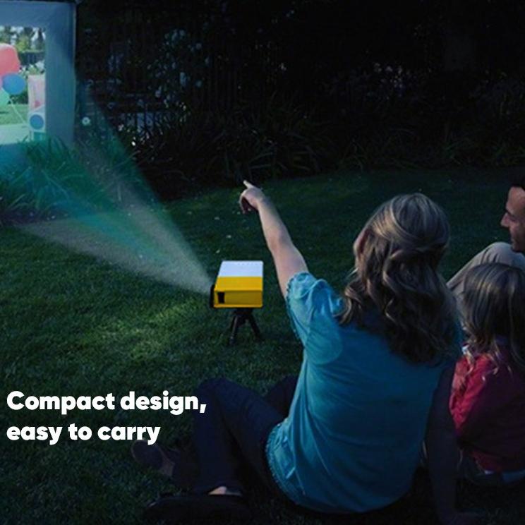 Harga Spesial Smartfish HD LED Projector Mini Proyektor 1080HD Home Theater LED