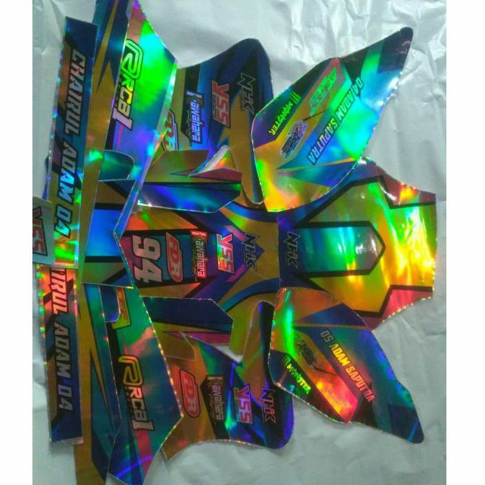 DECAL STIKER STICKER VIXION OLD FULL HOLOGRAM