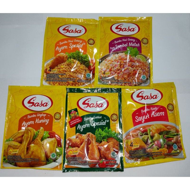 sasa ayam goreng kuning / ayam Kalasan sachet