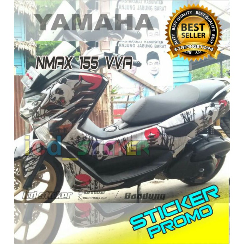 stiker decal motor nmax 155 motif variasi full body