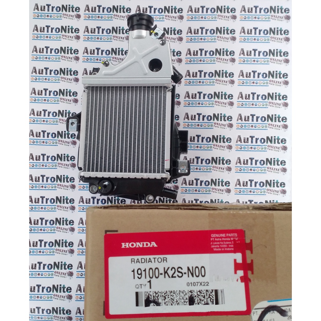 Radiator Assy 19100-K2S-N00 Original Honda Giorno AirBlade 125 Stylo Vario 160 Evo ESP+ 19100K2SN00