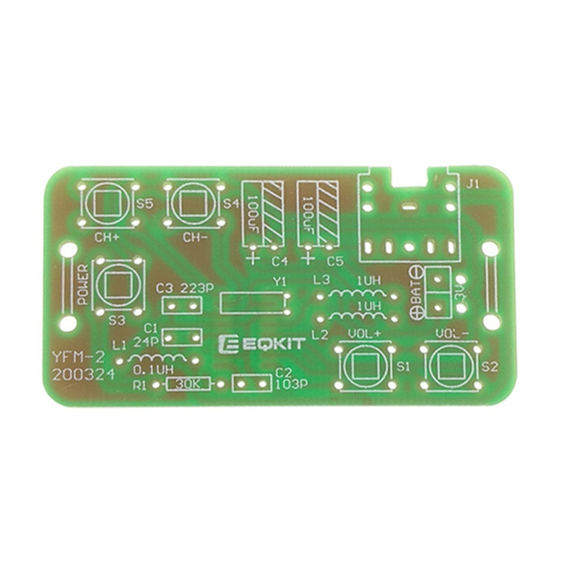 Btsg 76-108MHz FM Stereo Radio DIY Kit Wireless FM Receiver Modul Frekuensi Modulasi Elektronik Solder Praktek P