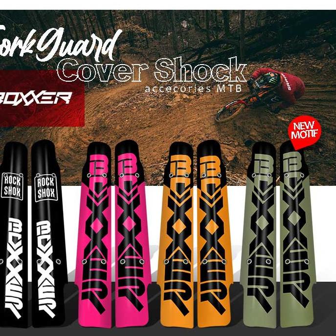 GEL.02Jl22в– SPECIAL MOTIF SIMPEL BOXER/FORK GUARD / AKSESORIS MTB / PELINDUNG SKOK DEPAN SEPEDA MTB