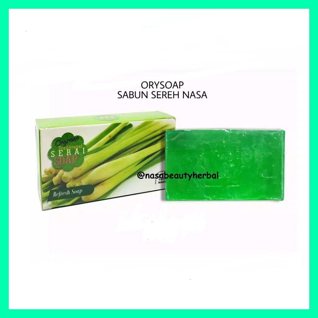 Orysoap Serai Soap Nasa Sabun Sereh Mengatasi Flek Hitam Sabun Sereh Nasa Indonesia