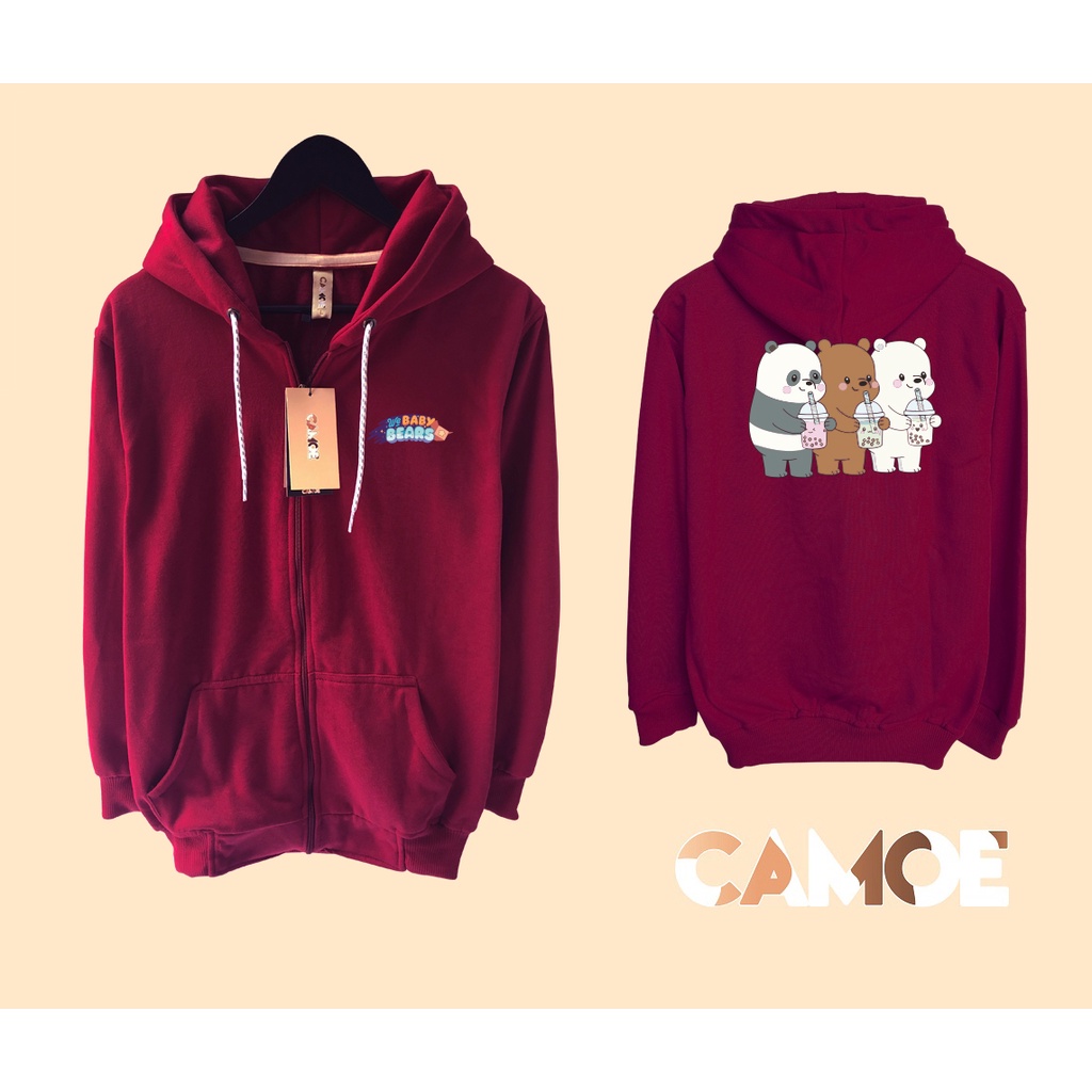 jaket hoodie zipper premium  we baby bears