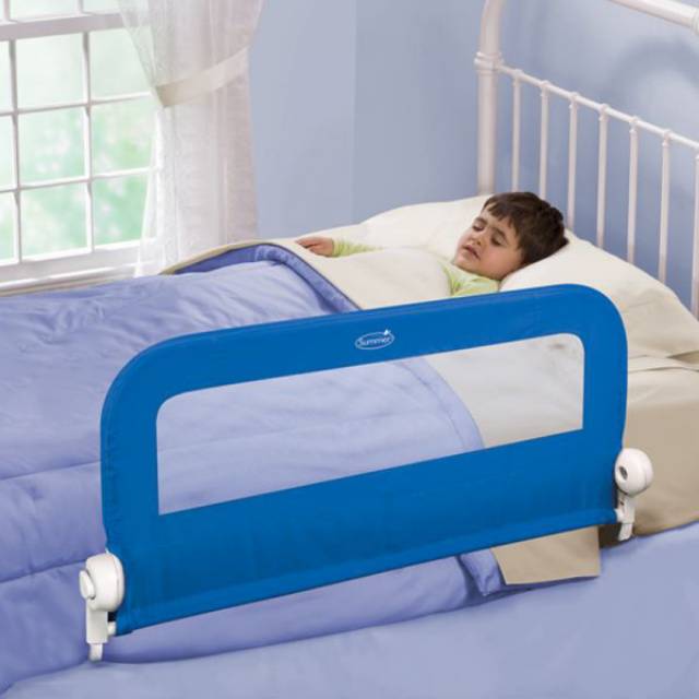 Summer Bedrail PRELOVED - Pagar Bayi Bekas - Warna Biru