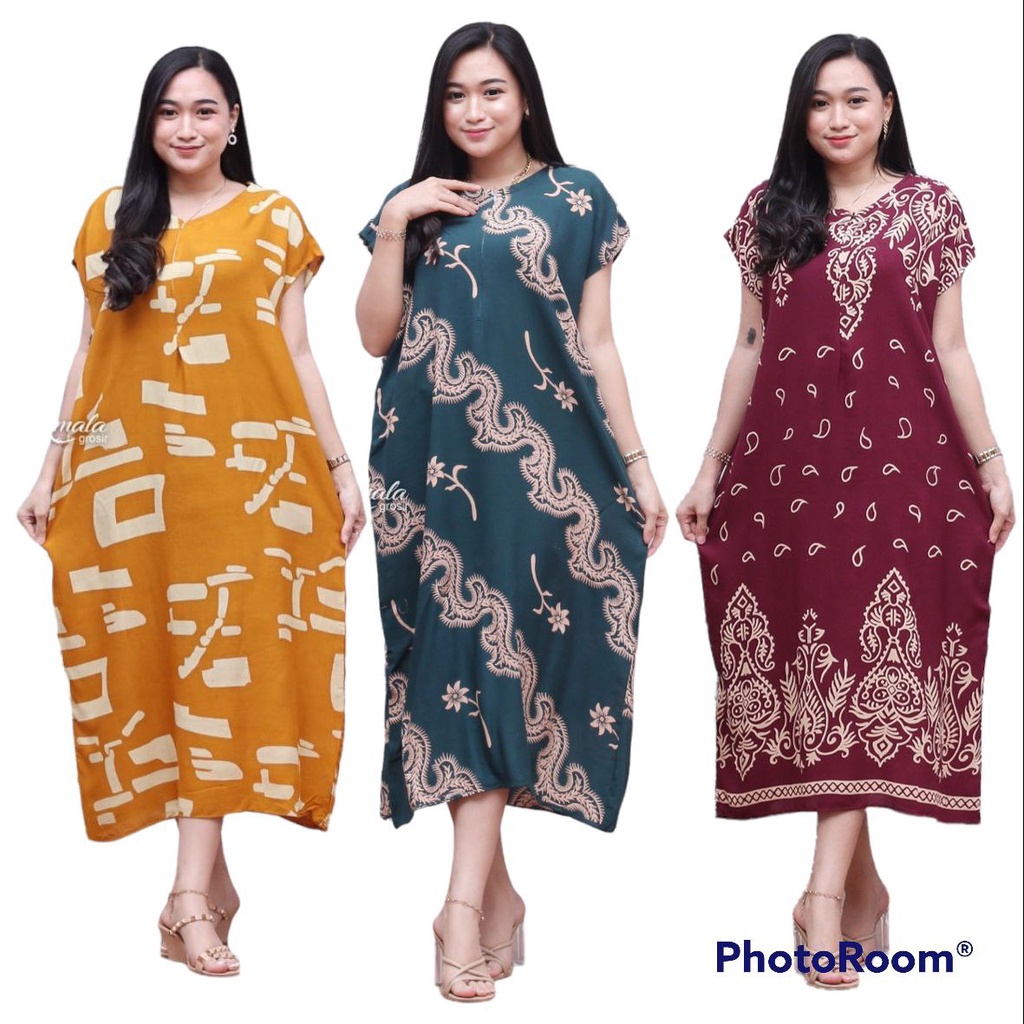 Baju Daster Ukuran Size Jumbo Resleting Dada Wanita Busui Menyusui Bumil Ibu Hamil Gemuk XXL LD 120 