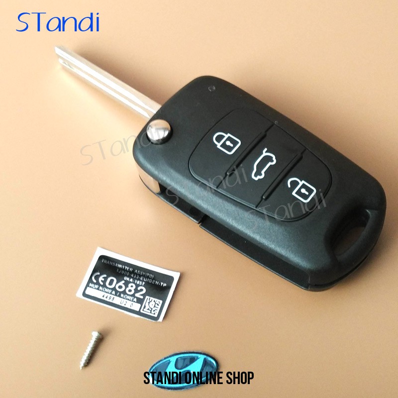 Casing Kunci Lipat Flip Key Rumah Kunci Hyundai i20