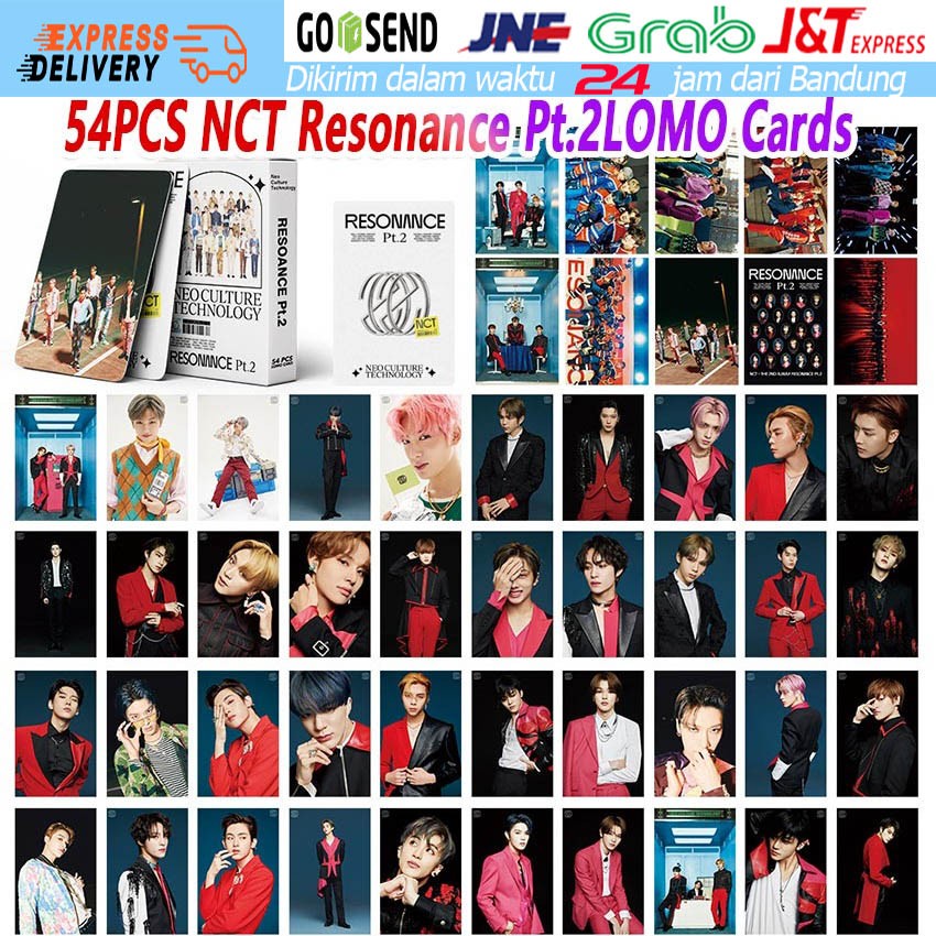 54pcs Photocard Lomo card K-POP NCT NEO ZONE Album Resonance Pt2
