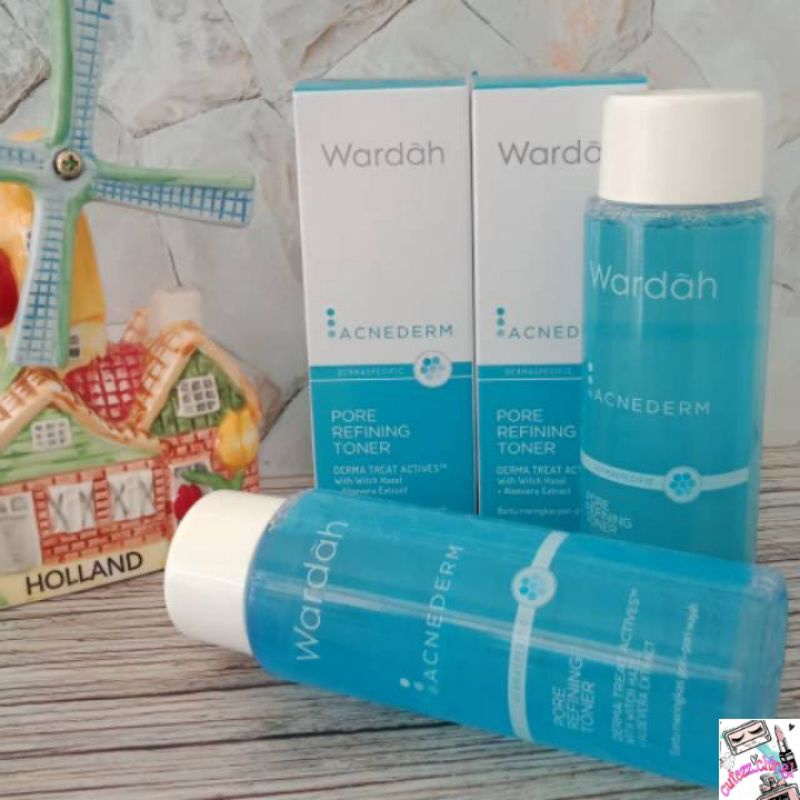 ☃Cutezz_Ching1☃Wardah Acnederm Pore Refining Toner 100ml