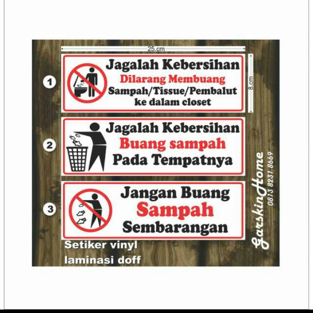 Jagalah Kebersihan Buanglah Sampah Pada Tempatnya