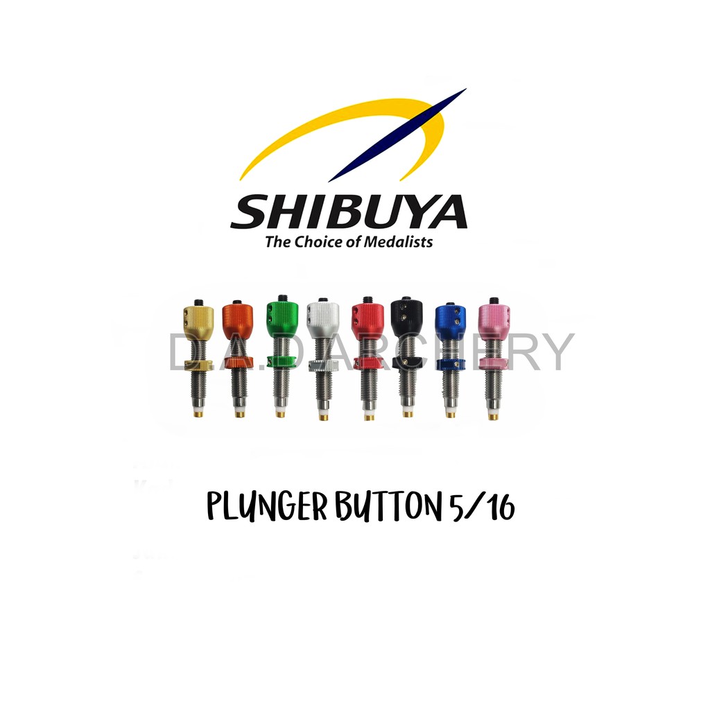SHIBUYA DX PLUNGER BUTTON 5/16 - PLUNGER SHIBUYA BLACK
