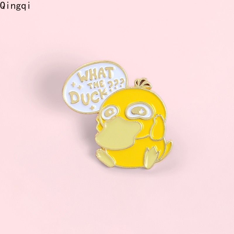 Bros Pin Enamel Bentuk Bebek Kecil Lucu Untuk Hadiah Teman