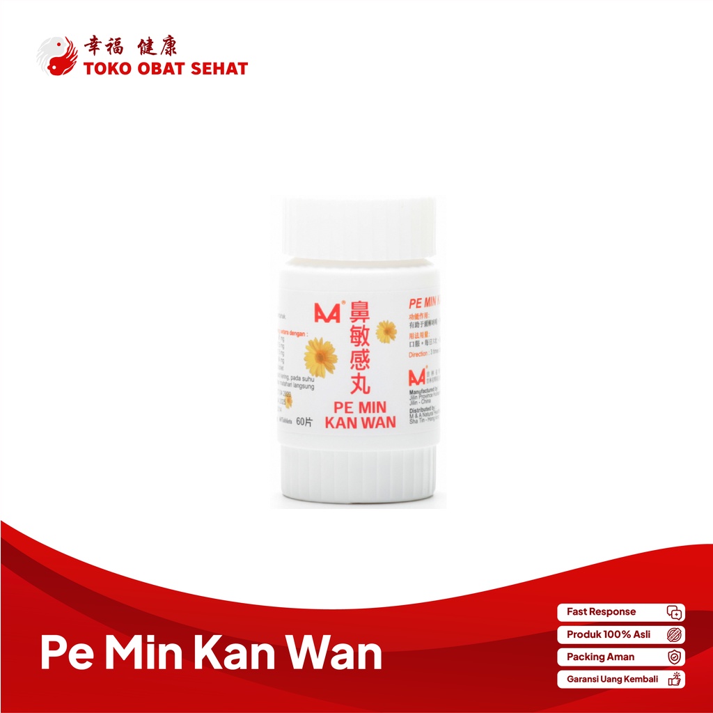 PE MIN KAN WAN obat sinusitis - pilek menahun - polip manjur