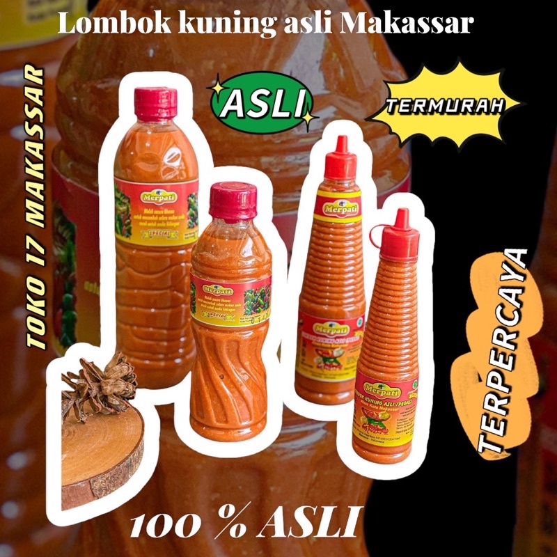 

SAMBAL / LOMBOK KUNING KHAS MAKASSAR MERPATI