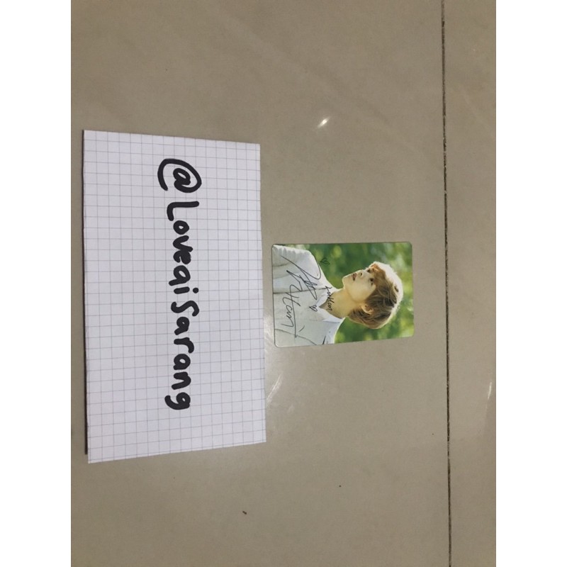 Official Photocard EXO Nature Republic Luhan