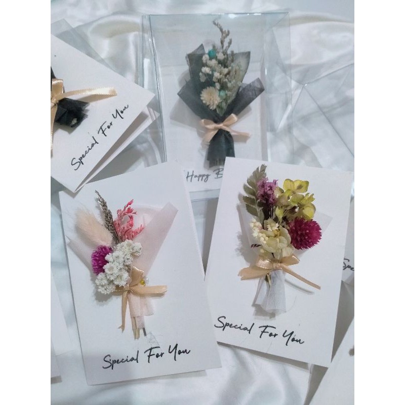 kartu ucapan - greeting card in box - request isi tulisan dalam card