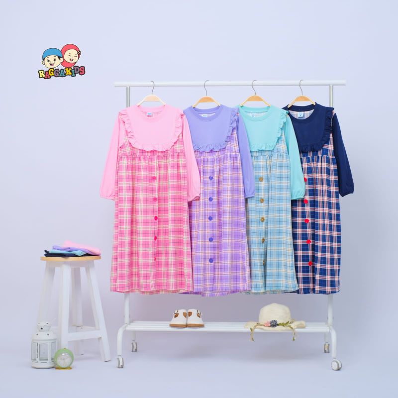 Gamis Anak Raggakids RG 59 (jilbab dijual terpisah)// Gamis Anak usia 1-13 tahun// Gamis Raggakids B
