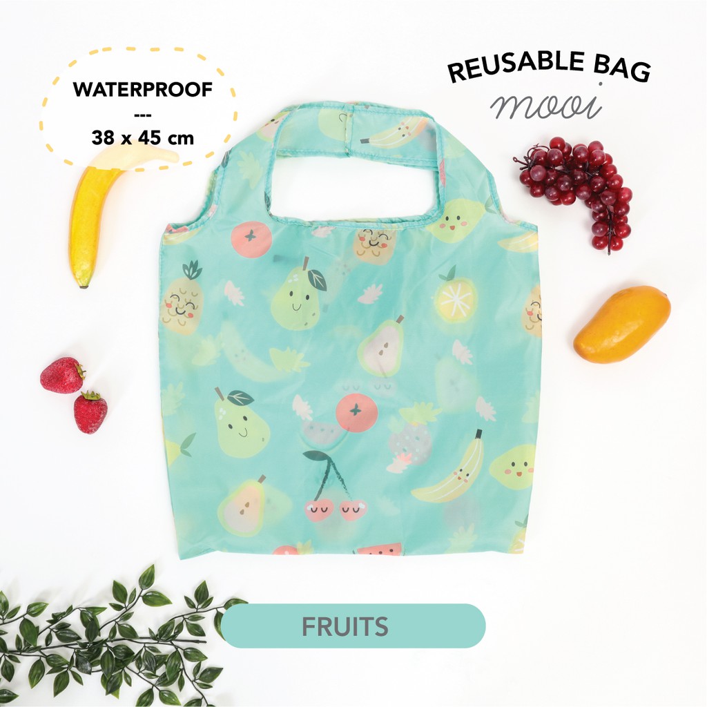 Mooi Reusable Bag Shopping Bag Printing-FRUIT