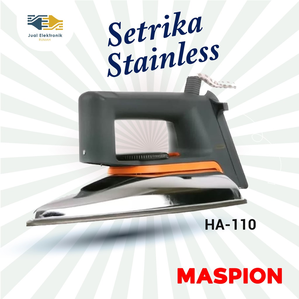 Setrika Maspion 350 Watt  HA110 Nomor 1