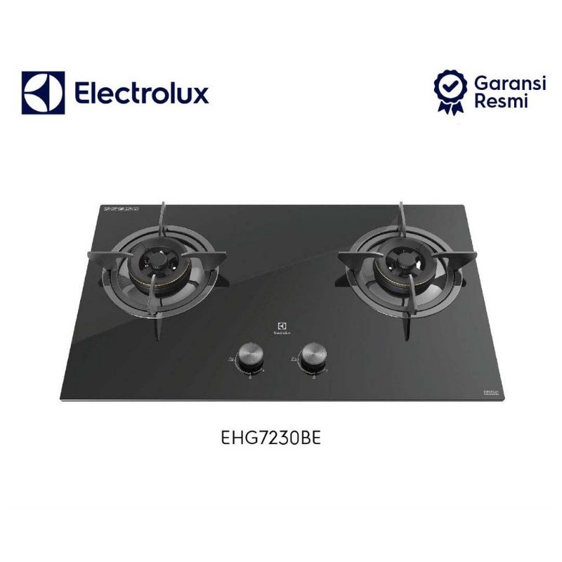 Electrolux EHG7230BE Kompor Tanam Gas Ganar 78cm dengan 2 tungku