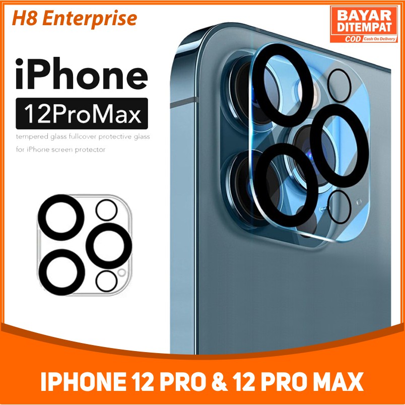 Tempered Glass Camera 3D Full cover iPhone 12 Pro Max Tempered Glass Kamera Lens Protector