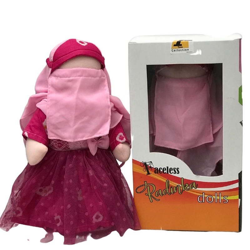 

Packaging Boneka Anak Faceless Radinka dolls | Box Kardus Buat Kado