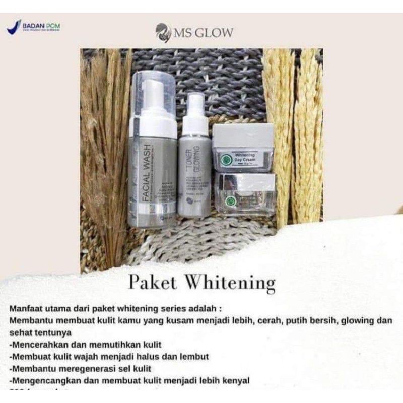 PAKET DNA MS GLOW / PKT WAJAH ALL VARIANT MS GLOW