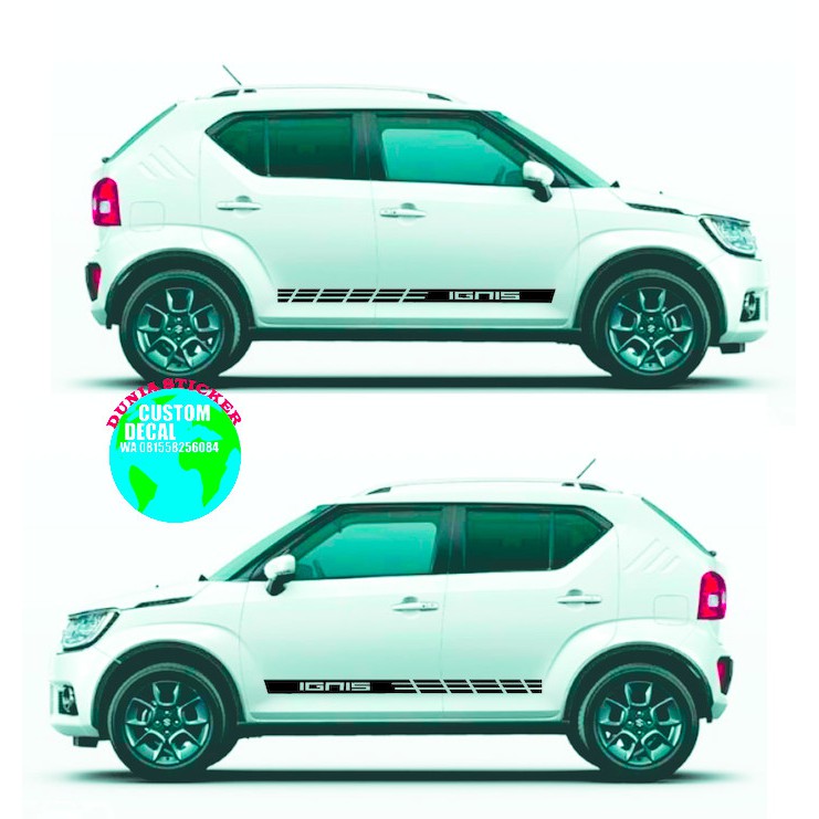 stiker sticker strip ignis stiker universal mobil susuki ignis