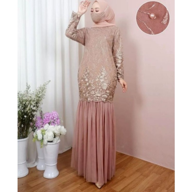 Gamis Tulle Duyung Tutu / Gamis Pesta / Gamis Modern / Gamis Tutu /Kebaya Modern/Kebaya Brokat/Gamis