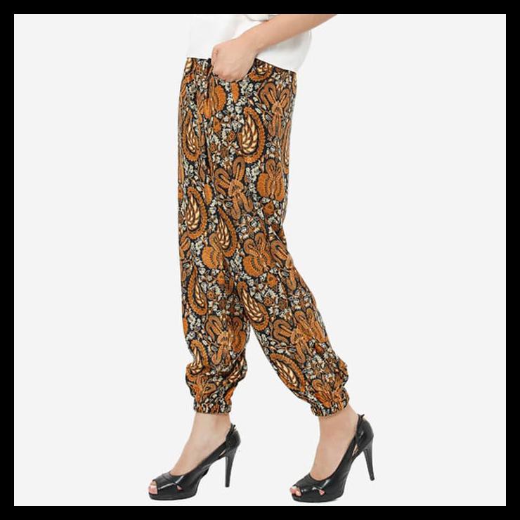 Anakara Celana Panjang Batik- Harem Pants Classica Royale- Cokelat - Cokelat, S