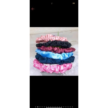 KAIN KILOAN SCRUNCHIE SILKY LEMBUT MENGKILAP