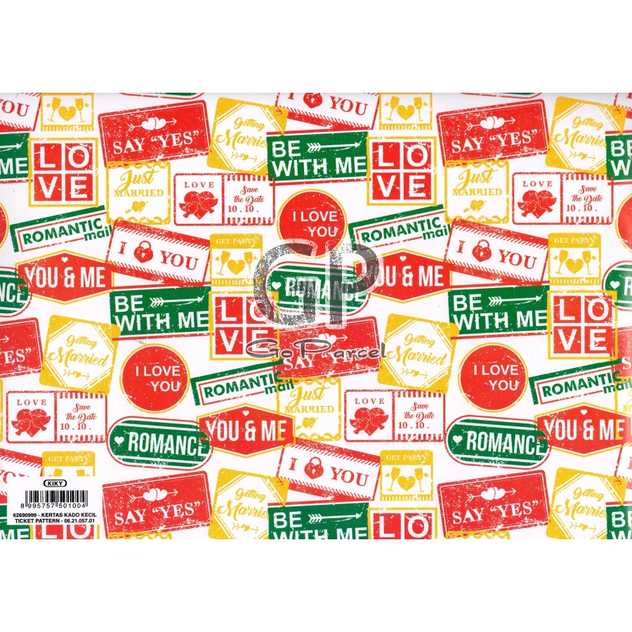 ( 5 Lembar ) KERTAS KADO CINEMA TRAVEL VINTAGE CLASSIC KIKY SHINNY GLOSSY MENGKILAP - GIFT WRAP PAPER DEWASA NETRAL TICKET PATTERN