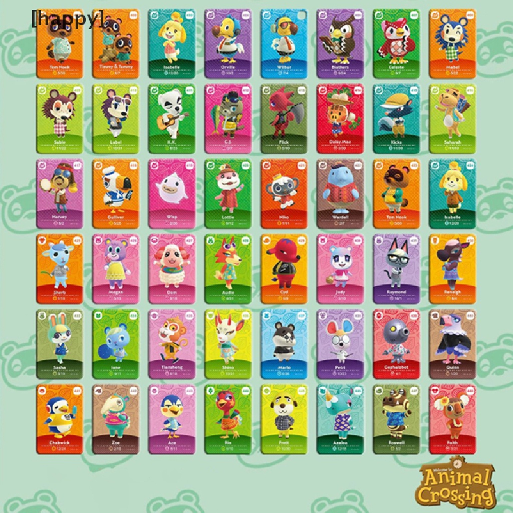 5 Kartu Desain Animal Crossing Amiibo Series # 401-448 Mint