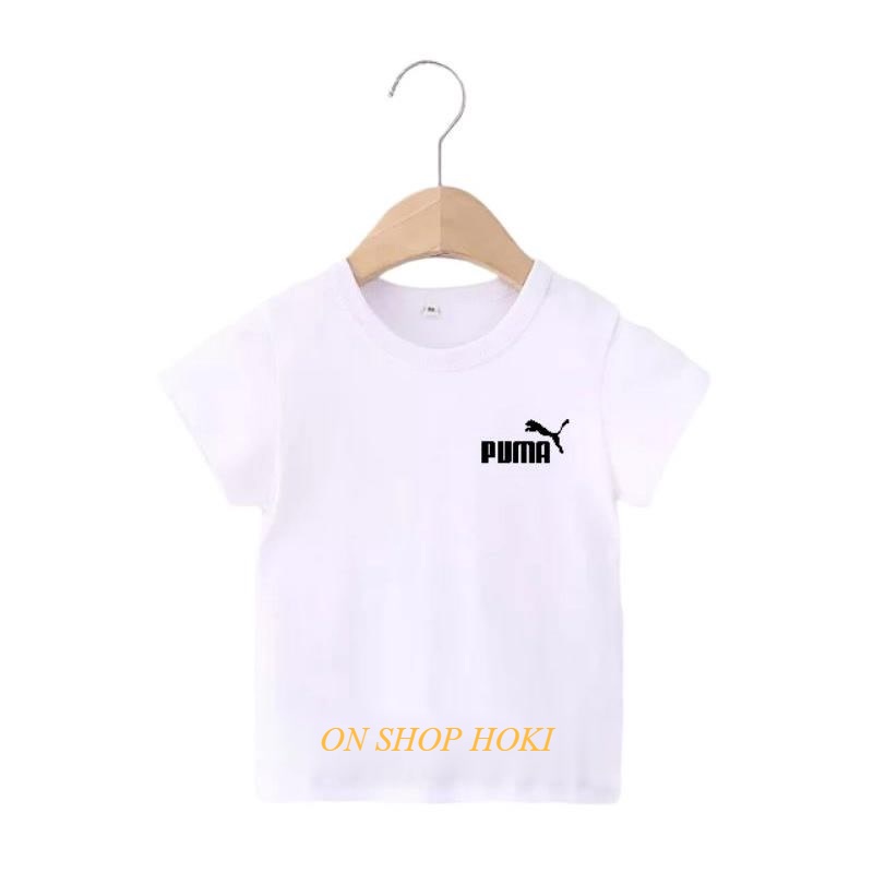 Kaos Anak PUM4 Usia 2-16th Unisex Cowok/Cewek Kaos Oblong Anak Pakaian Anak