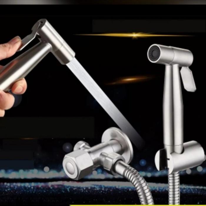 Jet Shower Jet Shower/Shower Closet, Paket Stop Kran Tee Ss304 Murah