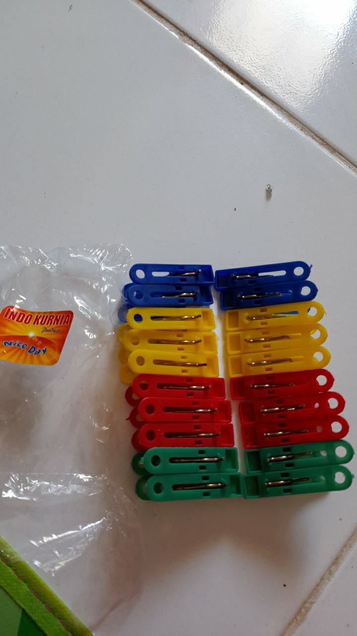 Jepitan Baju Untuk Jemuran Baju 1bgks Isi 20pc